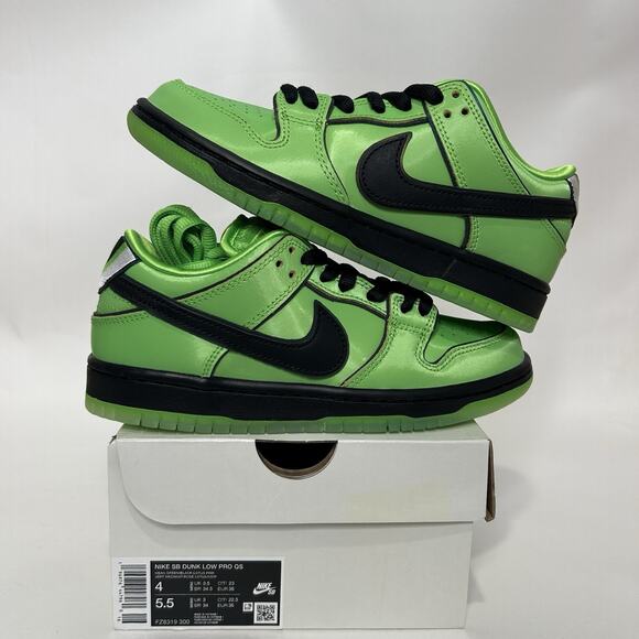 Nike SB Dunk Low QS The Powerpuff Girls “Buttercup” - Picture 1 of 6
